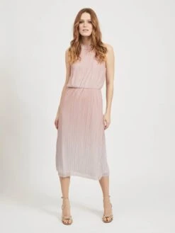 Vila Midi Jurken Jurk Dames Oudroze -Ulla Popken Verkoop da7eebb0c1eb204a4f30bfbc0968943e