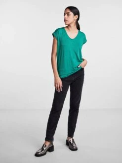 Pieces T-shirts Shirt Dames Groen -Ulla Popken Verkoop db31af7b08f4b4fa457b5ad60e69c875