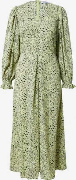 Midi Jurken Jurk Elmira Dames Pasteelgeel