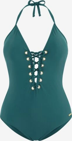 Bruno Banani Halter Badpakken Triangel Badpak Dames Groen