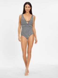 S.Oliver Grote Cups Triangel Badpak Dames Zwart / Wit -Ulla Popken Verkoop e016c001330bf1ba0b9f5c6d5842d66c