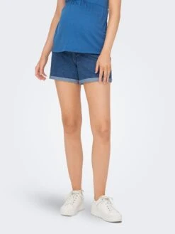 ONLY MATERNITY Denim Shorts Regular Jeans Lega Dames Blauw 12 ONLY MATERNITY Denim Shorts Regular Jeans Lega Dames Blauw -Ulla Popken Verkoop e280dc904441a338cb16e83dff1f8a3e