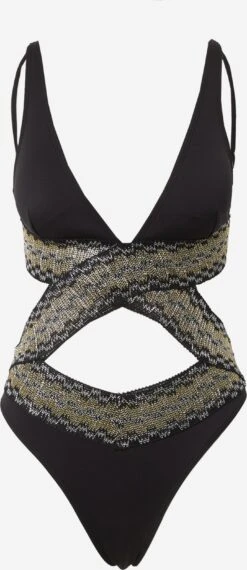 RIVER ISLAND Grote Cups Triangel Badpak Dames Zwart