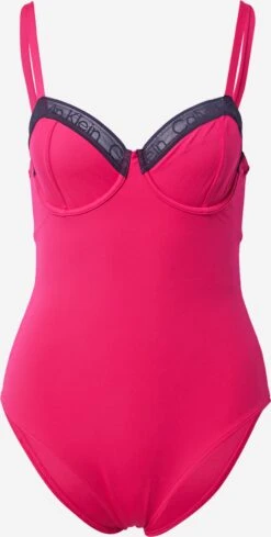 Calvin Klein Swimwear Grote Cups Balconette Badpak Dames Pink
