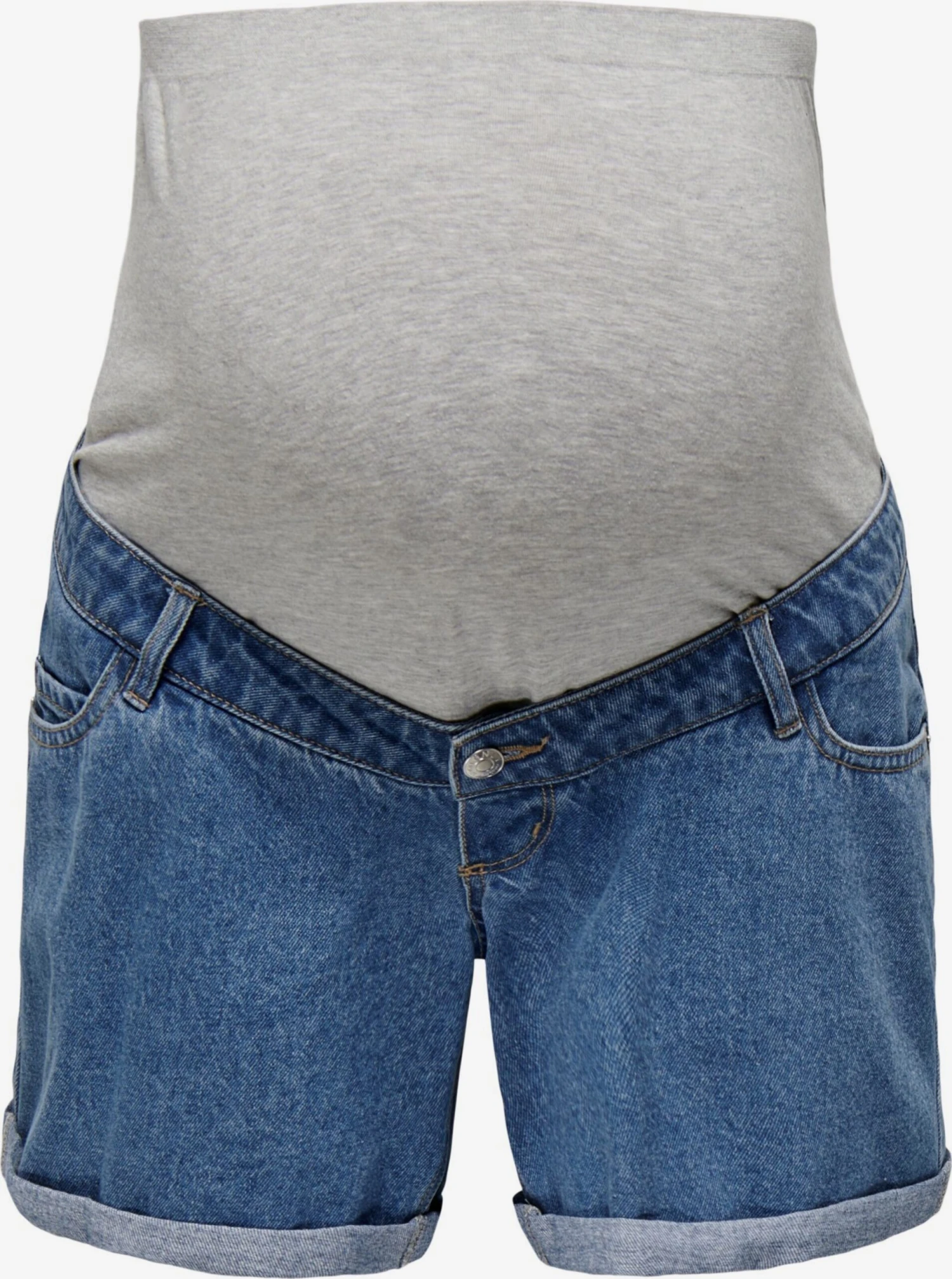 ONLY MATERNITY Denim Shorts Regular Jeans Lega Dames Blauw 3 ONLY MATERNITY Denim Shorts Regular Jeans Lega Dames Blauw