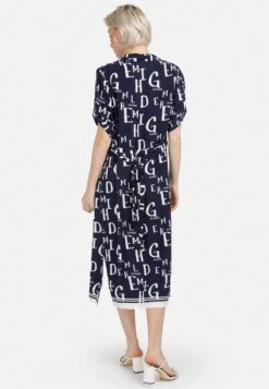 HELMIDGE Midi Jurken Jurk Dames Donkerblauw -Ulla Popken Verkoop e97ac3f8157b8a0a02bde7a26950e9f1