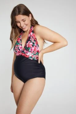 Ulla Popken Halter Badpakken Badpak Dames Gemengde Kleuren / Zwart -Ulla Popken Verkoop e9c336002ddcf85077b5d1f096f54932