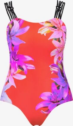 Ulla Popken Grote Cups Badpak Dames Rood