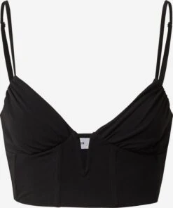 Crop Tops Top Samia Dames Zwart