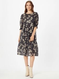 Midi Jurken Jurk LINNEA Dames Zwart -Ulla Popken Verkoop ef070dfc08091883af496dbfe5a360a2