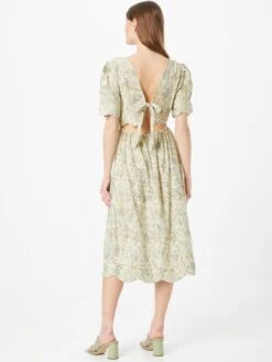 Midi Jurken Jurk IRBABETTE Dames Beige / Groen -Ulla Popken Verkoop f0a66b437ca8a814be72a5749f309ab8