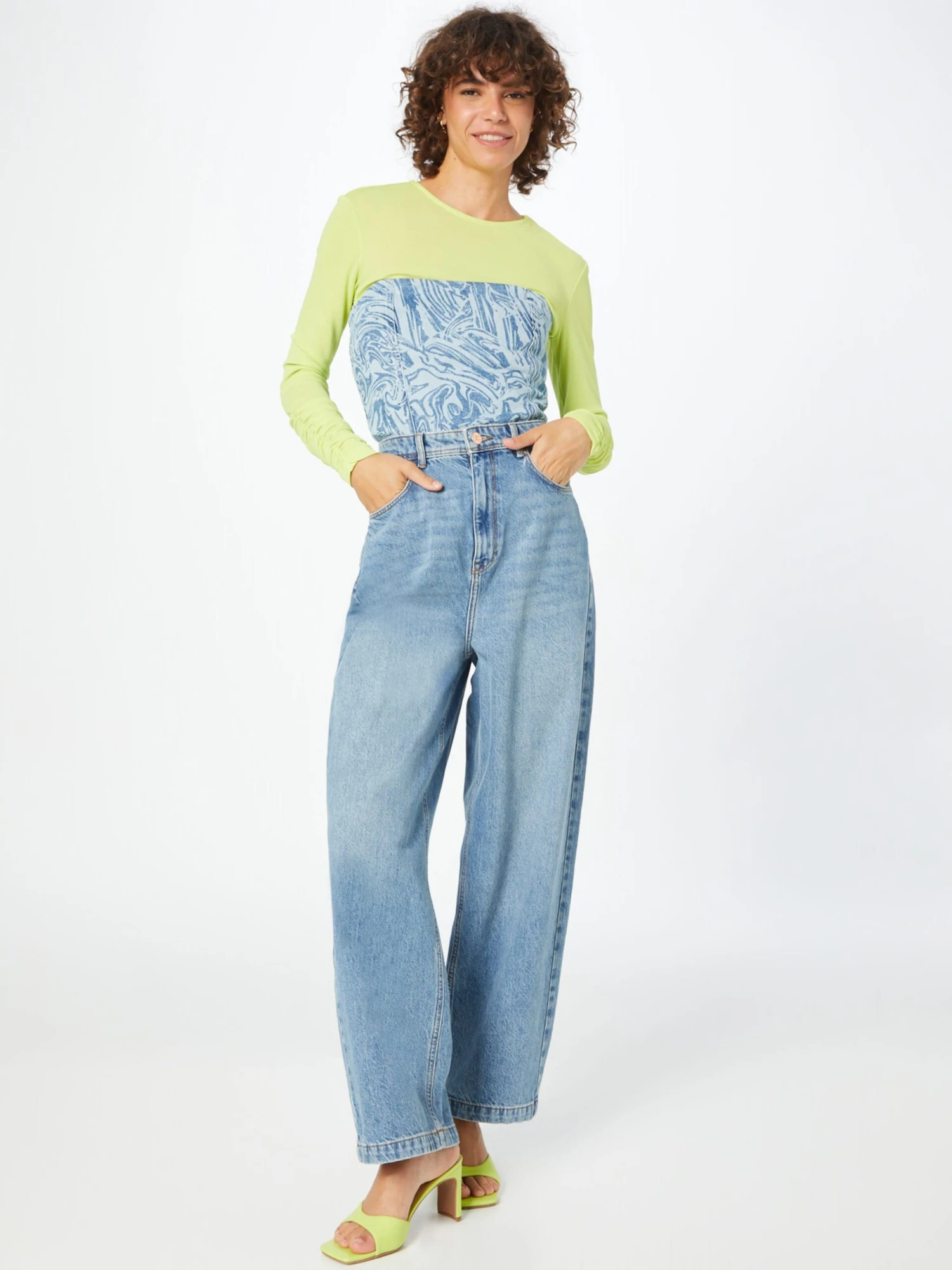 Vero Moda Crop Tops Top Esther Dames Donkerblauw 7 Vero Moda Crop Tops Top Esther Dames Donkerblauw - Afbeelding 5