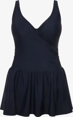 Ulla Popken Grote Cups Balconette Badpakjurk Dames Marine