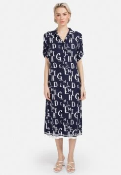HELMIDGE Midi Jurken Jurk Dames Donkerblauw -Ulla Popken Verkoop f9fc50c69904b84c0d0c33d4af3462b6