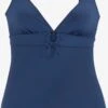 S.Oliver Badpakken Zonder Beugel Bustier Badpak Dames Blauw -Ulla Popken Verkoop fc411ca639409e1eca47c404700d58a6