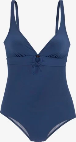 S.Oliver Badpakken Zonder Beugel Bustier Badpak Dames Blauw