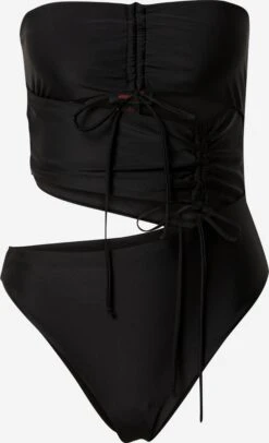 Bandeau Badpakken Bandeau Badpak Dames Zwart